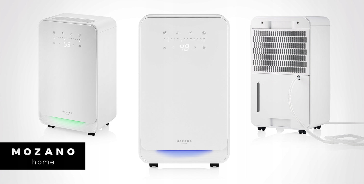 DEHUMIDIFIER XL 12L/24H MOISTURE ABSORBER WIFI 4 MODES QUIET Brand Mozano