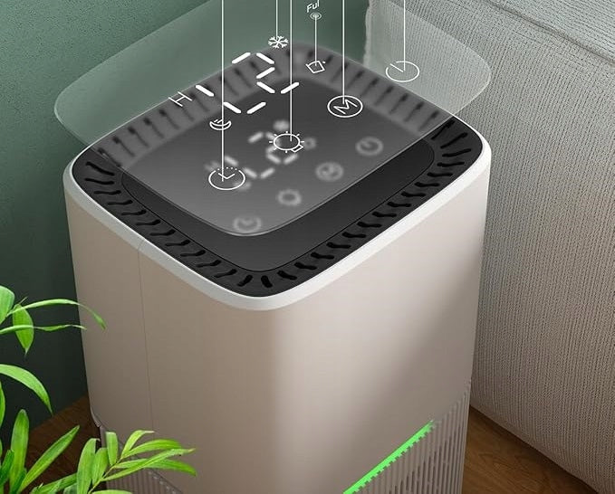 DEHUMIDIFIERS FOR HOME 1600ML WITH AUTOMATIC SHUT-OFF QUIET WHITE Brand no brand