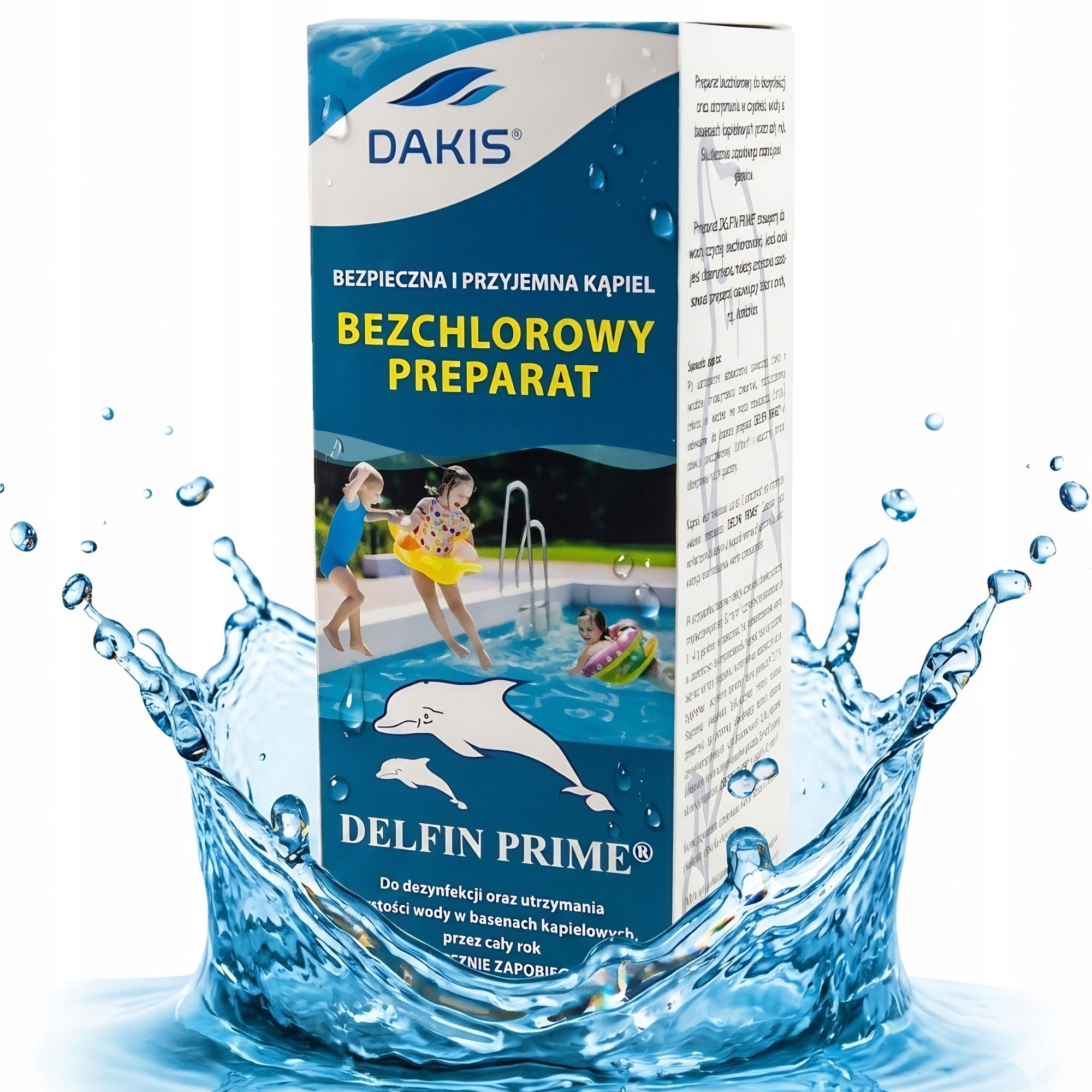 DELFIN PRIME Chlorine Free Preparation for Swimming Pools POOL CHEMISTRY 1000ml