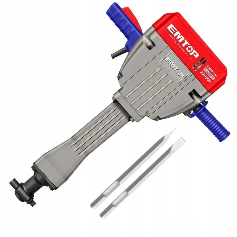 DEMOLITION HAMMER 2200W 75J SDS HEX EMTOP EDBRH2201