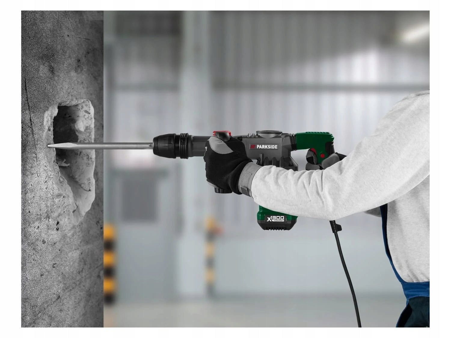 DEMOLITION HAMMER PARKSIDE HAMMER SDS 15J FOR CONCRETE STONE PAH 1300 C3 Brand no brand