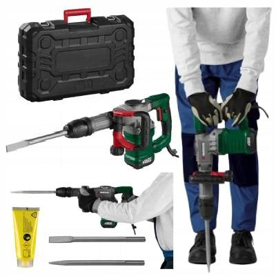 DEMOLITION HAMMER PARKSIDE SDSMAX IMPACT FORGING CONCRETE Stone Wall