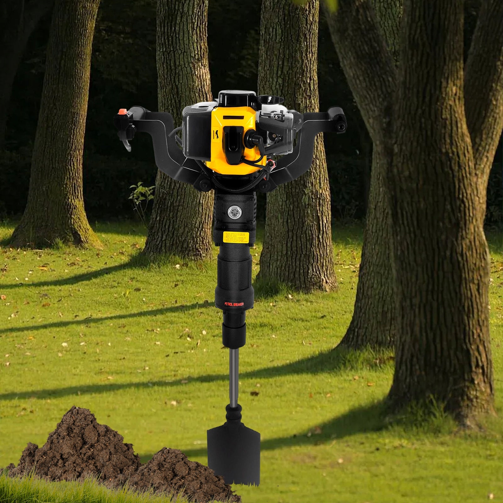 DEMOLITION HAMMER PORTABLE 1900W 2-STROKE ENGINE 15-45J 6500RPM TREE DIGGER Packaging status original