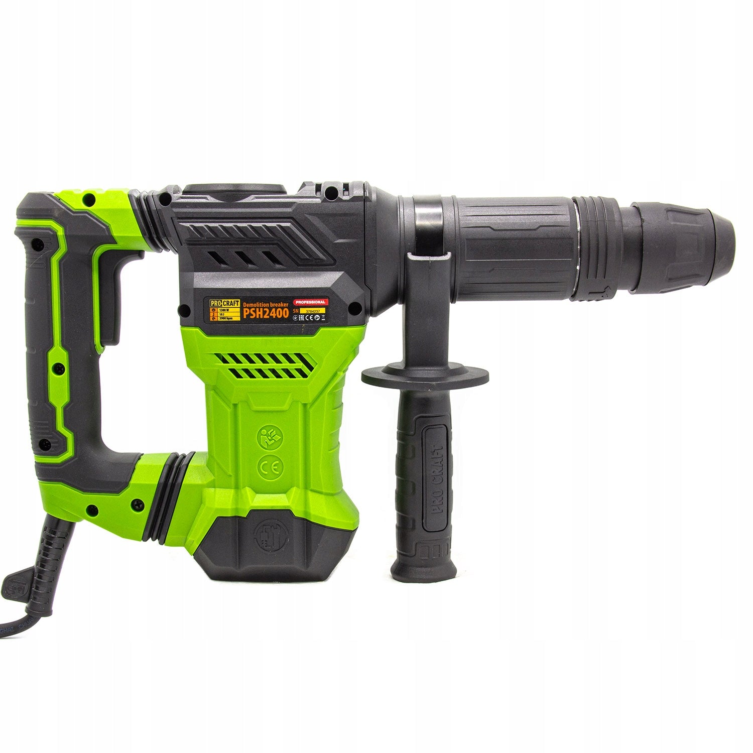 DEMOLITION HAMMER PROCRAFT PSH2400, WITH HANDLE SDS MAX, 18 J, IN CASE Packaging status original