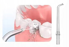 DENTAL WATER IRRIGATOR 4 TIPS SARMOCARE DIFFERENT MODES BLACK Brand Sarmocare