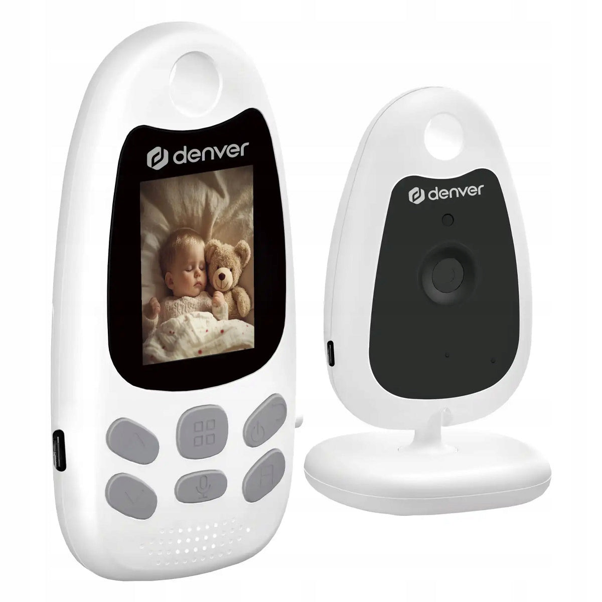 DENVER BC-250 Baby Monitor Wireless with Camera SOUND IMAGE Batteries included no