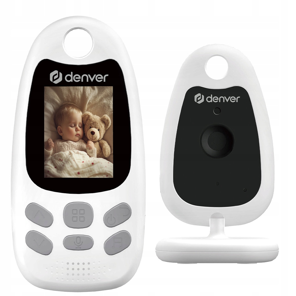 DENVER BC-250 Baby Monitor Wireless with Camera SOUND IMAGE Color white