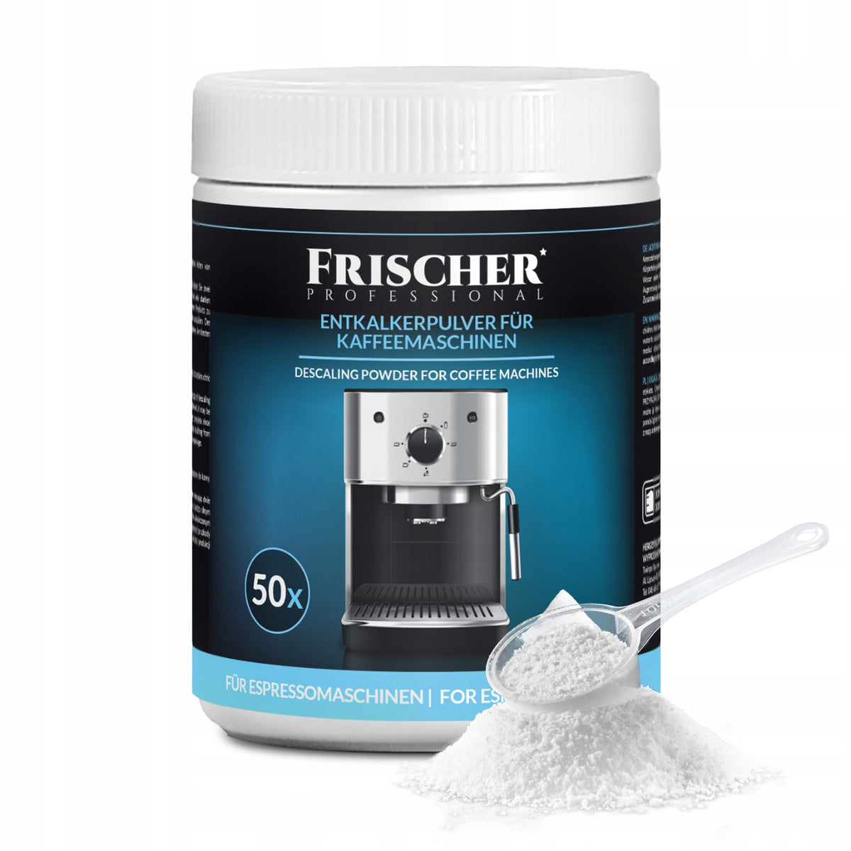 DESCALER FOR COFFEE MAKER UNIVERSAL POWDER 900g Frischer Professional