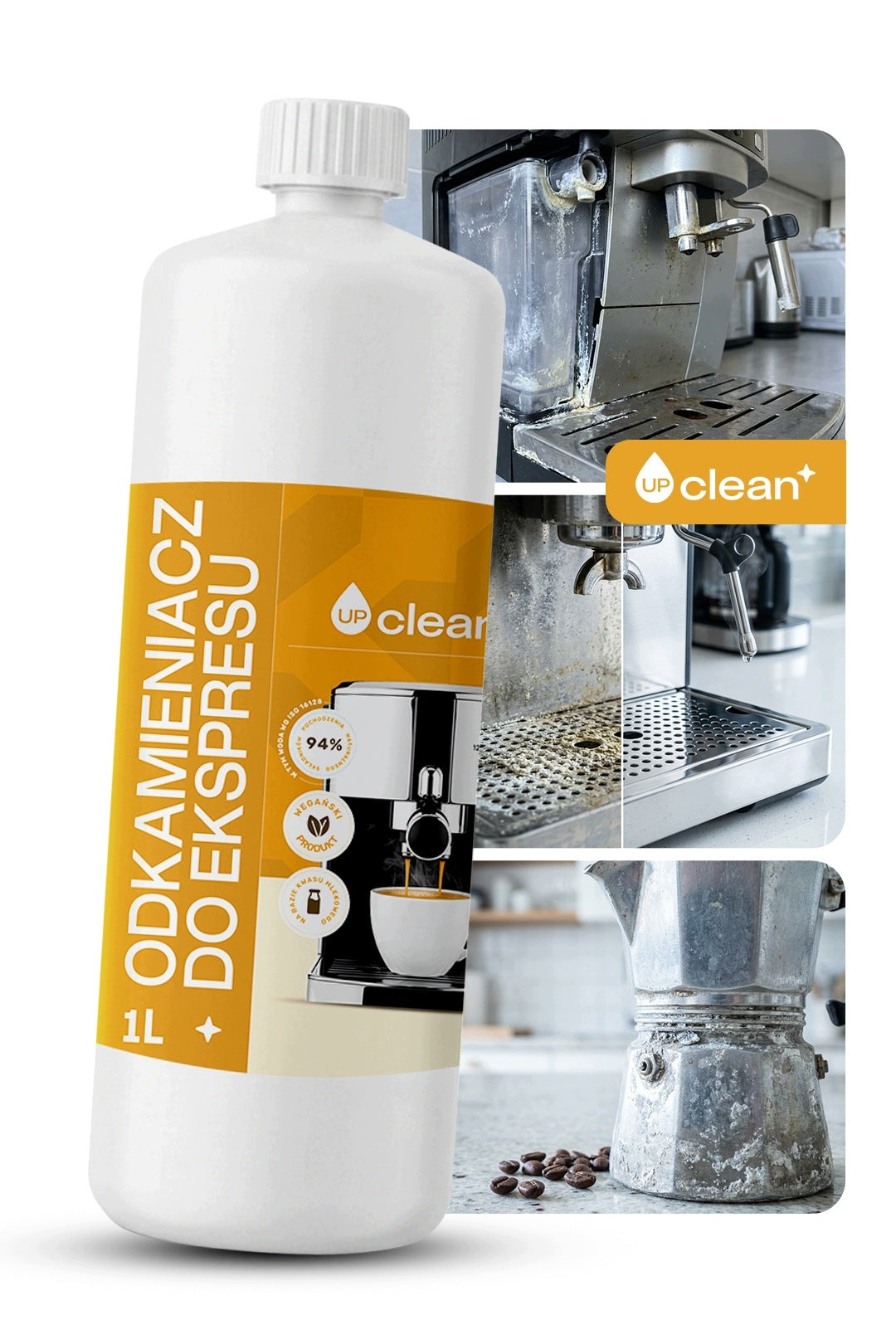 DESCALER FOR EXPRESS 1l descaler for coffee maker universal 1L Manufacturer code Odkamienaicz do expresu