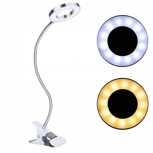DESK COSMETIC LAMP ADJUSTABLE LIGHTING FOR EYELASHES AND MAKEUP LED