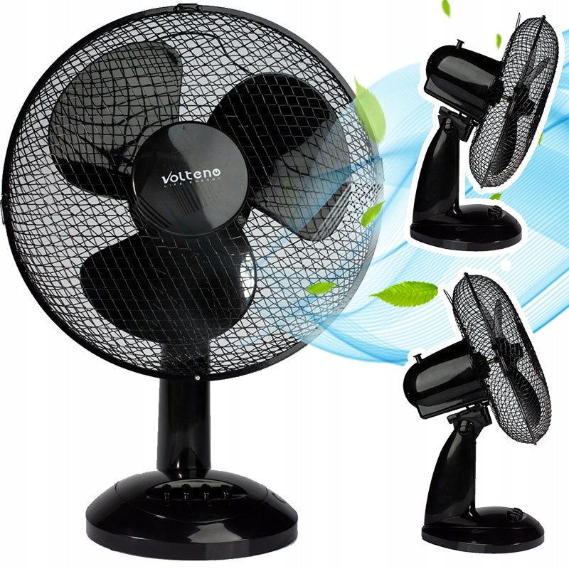 DESK FAN 35W QUIET 3 MODES WITH OSCILLATION VOLTENO Manufacturer code VO0025