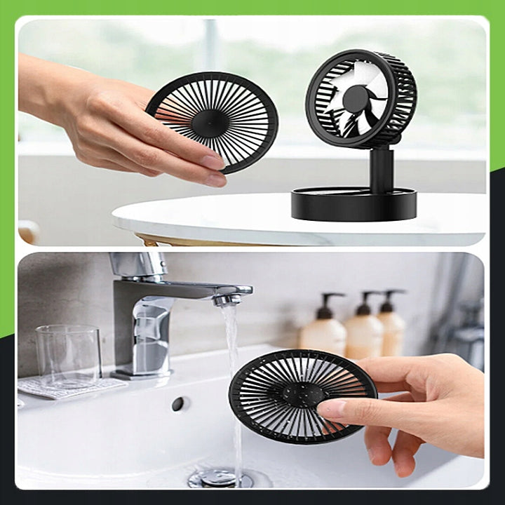 DESK FAN MINI WIRELESS FOLDING ADJUSTABLE Manufacturer code 5SF6E1GERGE