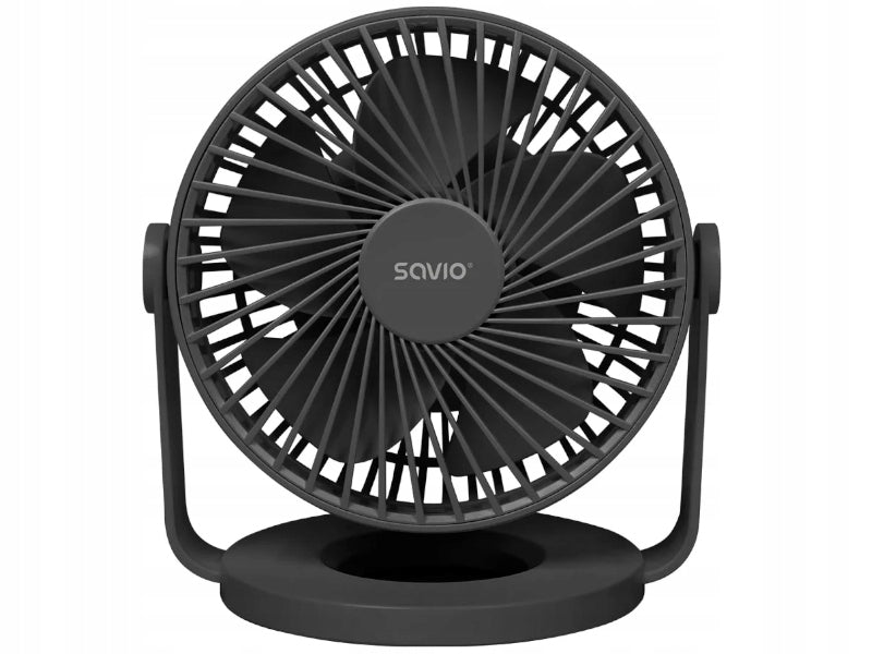 DESK FAN QUIET POWERFUL WIRELESS FAN 4 MODES USB TYPE-C Brand Savio