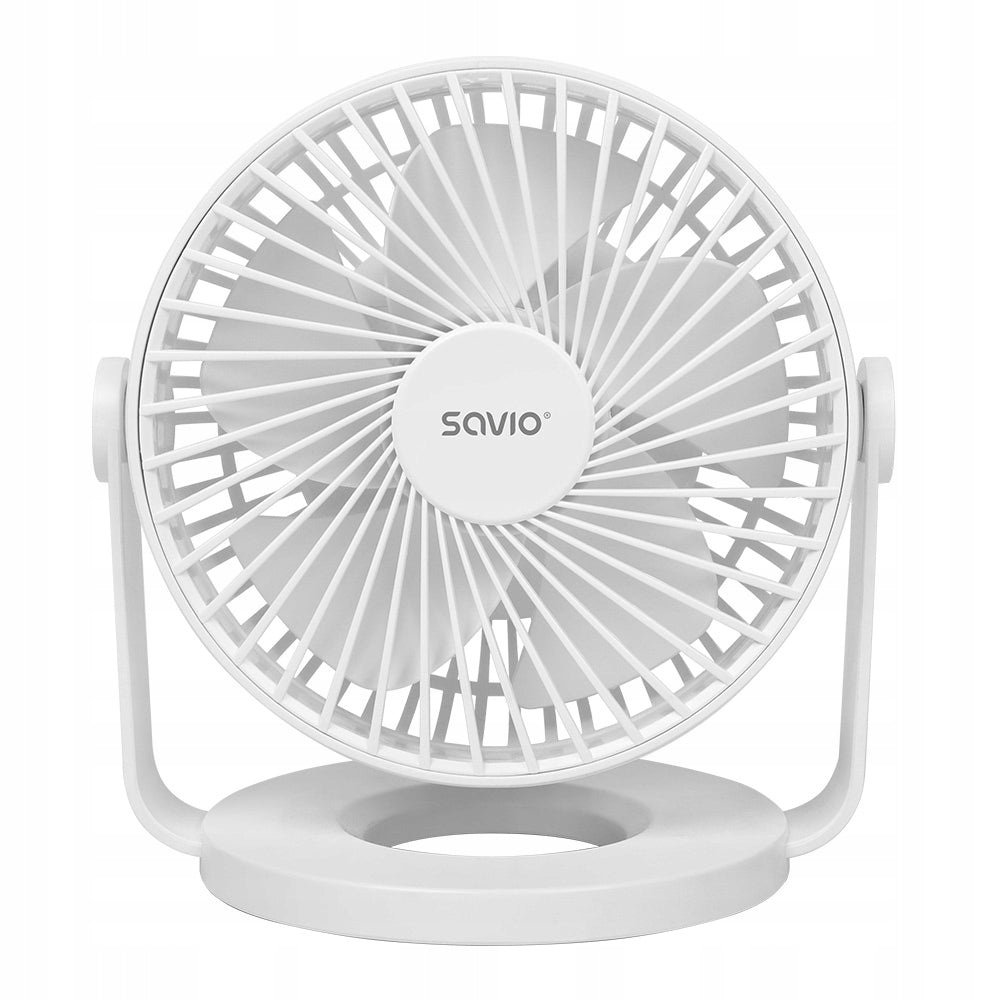DESK FAN QUIET WIRELESS FAN SAVIO AD01 4 USB TYPC MODES Brand Savio