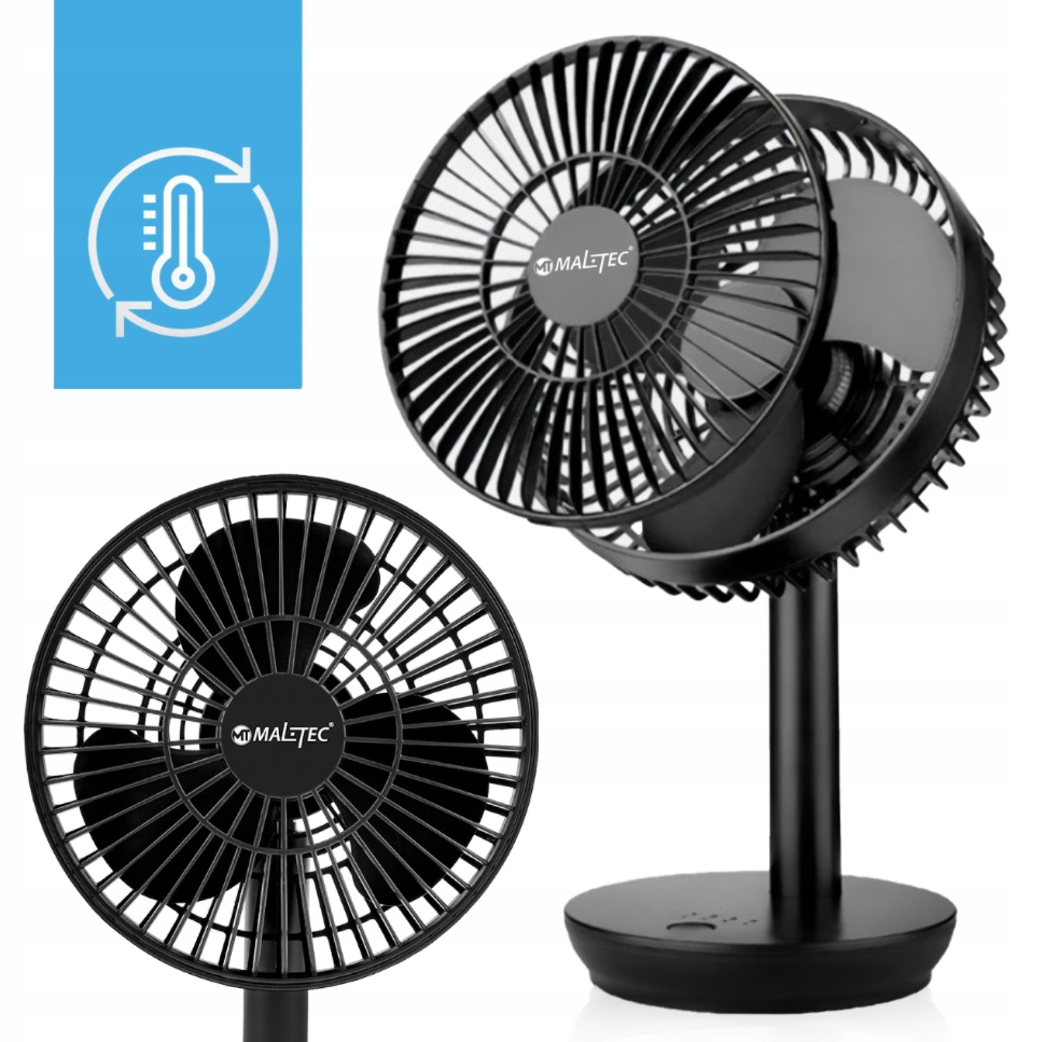 DESK FAN WIRELESS FAN STANDING BATTERY 4000MAH USB QUIET Fan type table