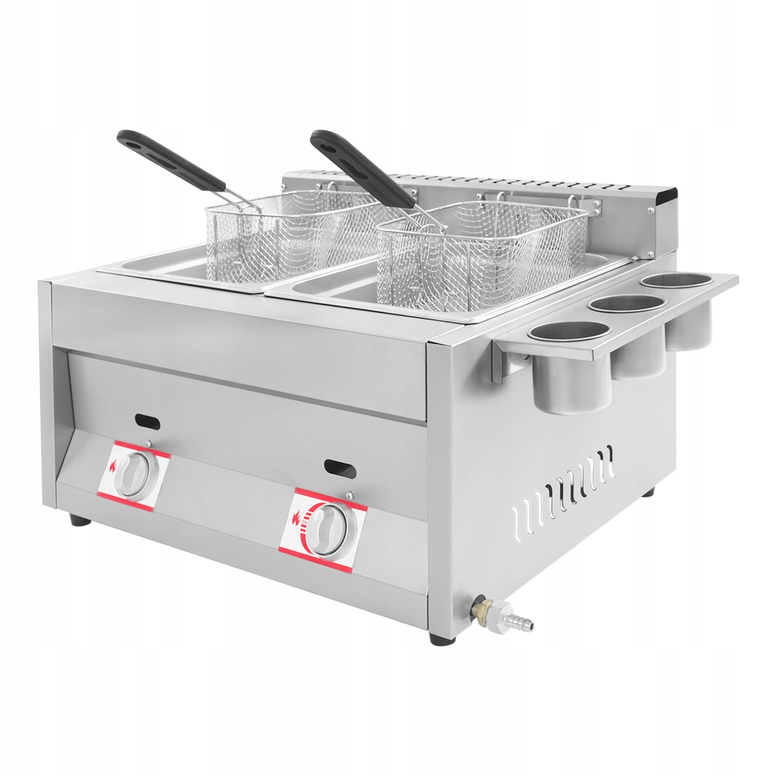 DESKTOP COMMERCIAL 6LX2 DUAL-CYLINDER GAS FRYER