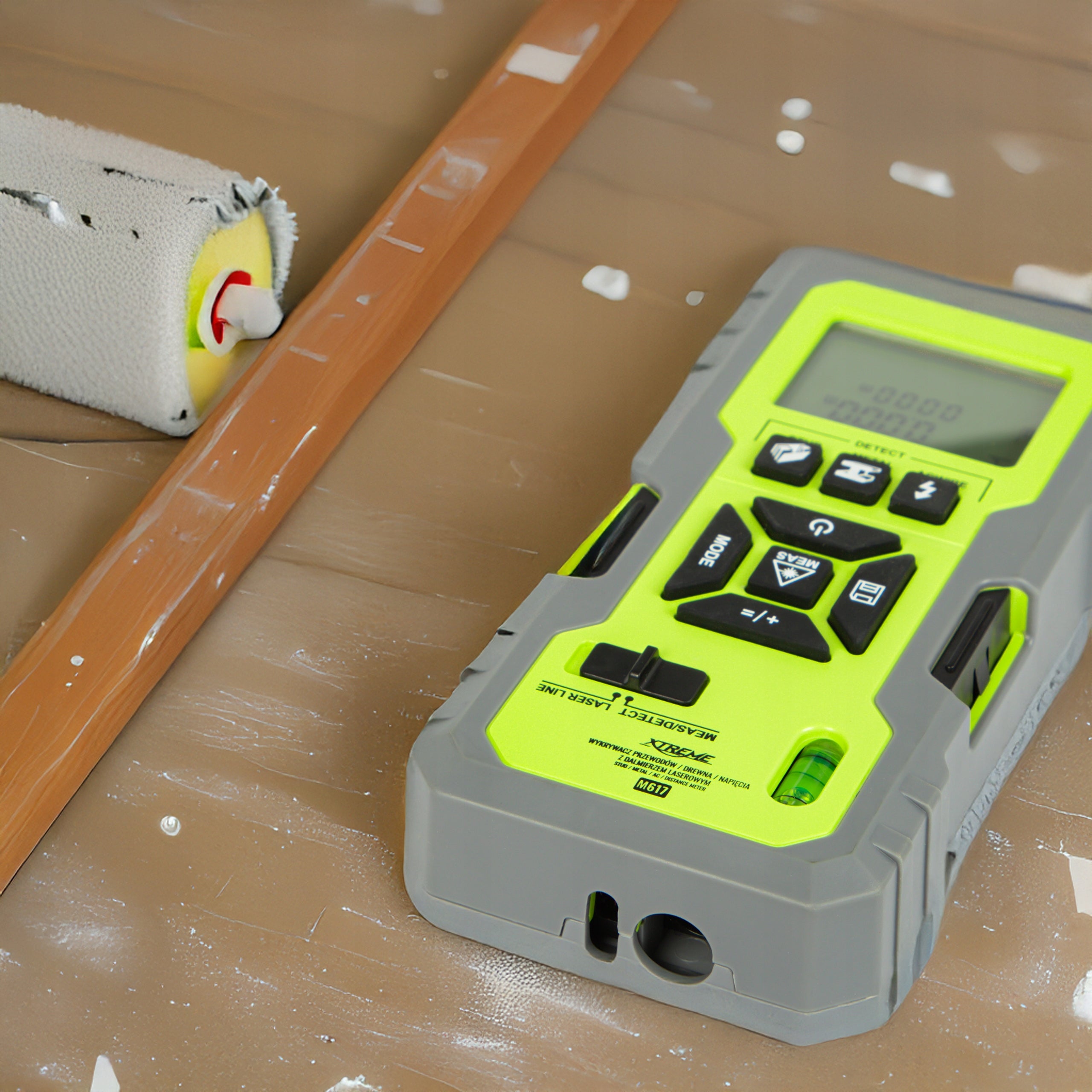 DETECTOR 5IN1 WOOD DETECTOR METAL TENSION WIRES LASER RANGEFINDER Brand Xtreme