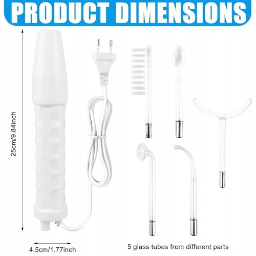 DEVICE DARSONVAL FACE 5 PROBES ELECTROTHERAPY HOME MASSAGE FOR WOMEN Model SWC5908151408704