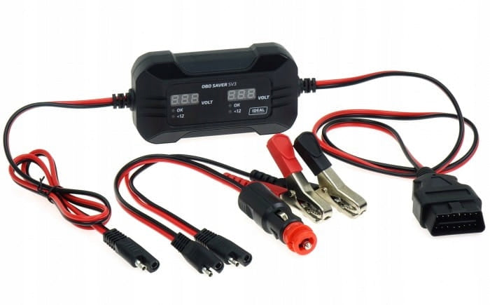 DEVICE FOR MAINTAINING COMPUTER VOLTAGE OBD SAVER SV3 IDEAL Batteries included no