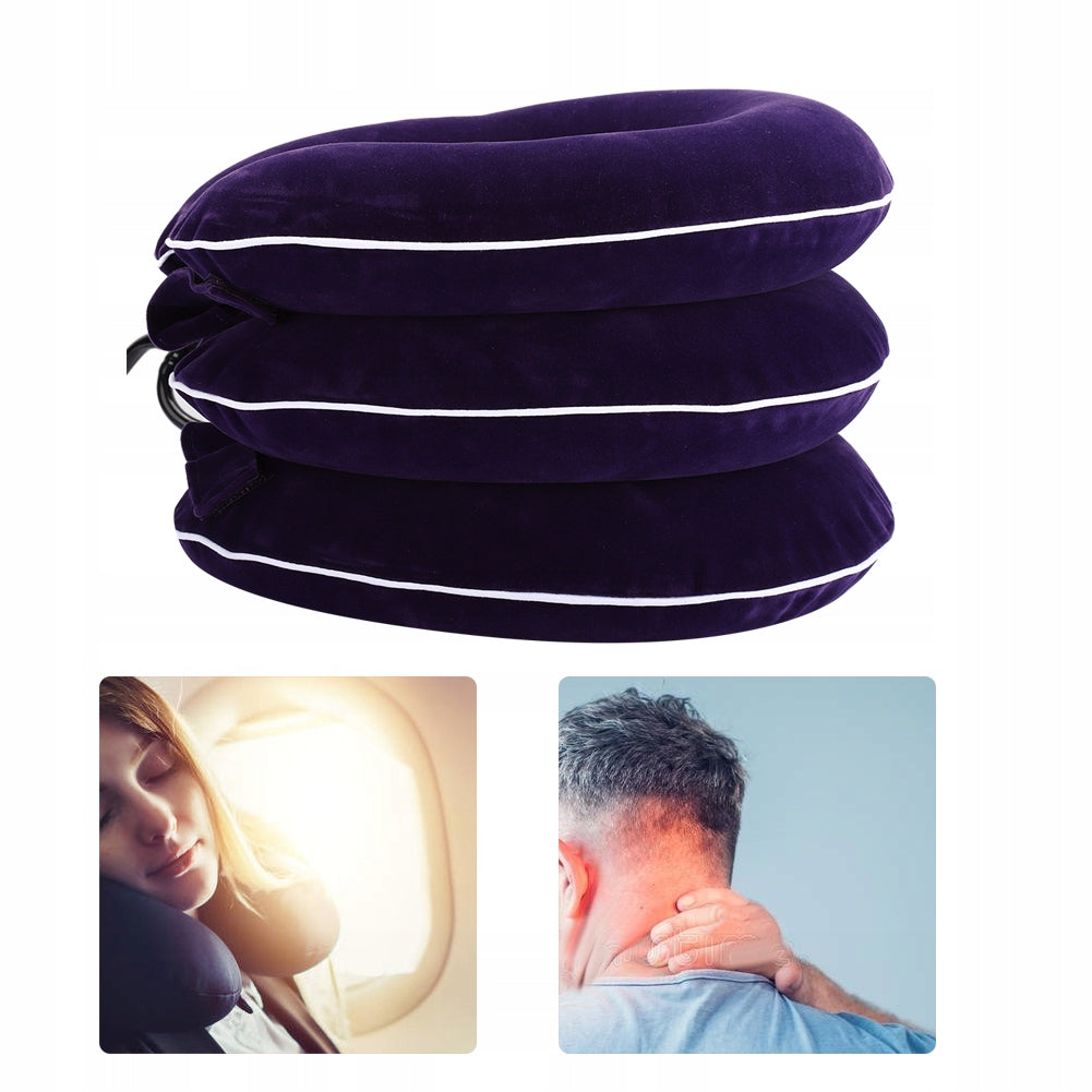 DEVICE FOR TRACTION OF THE CERVICAL SPINE 3 LAYERS TRACTION Color purple