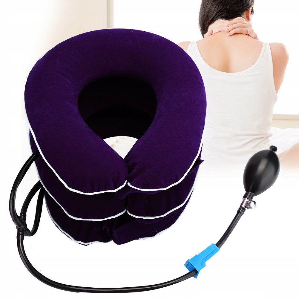 DEVICE FOR TRACTION OF THE CERVICAL SPINE 3 LAYERS TRACTION