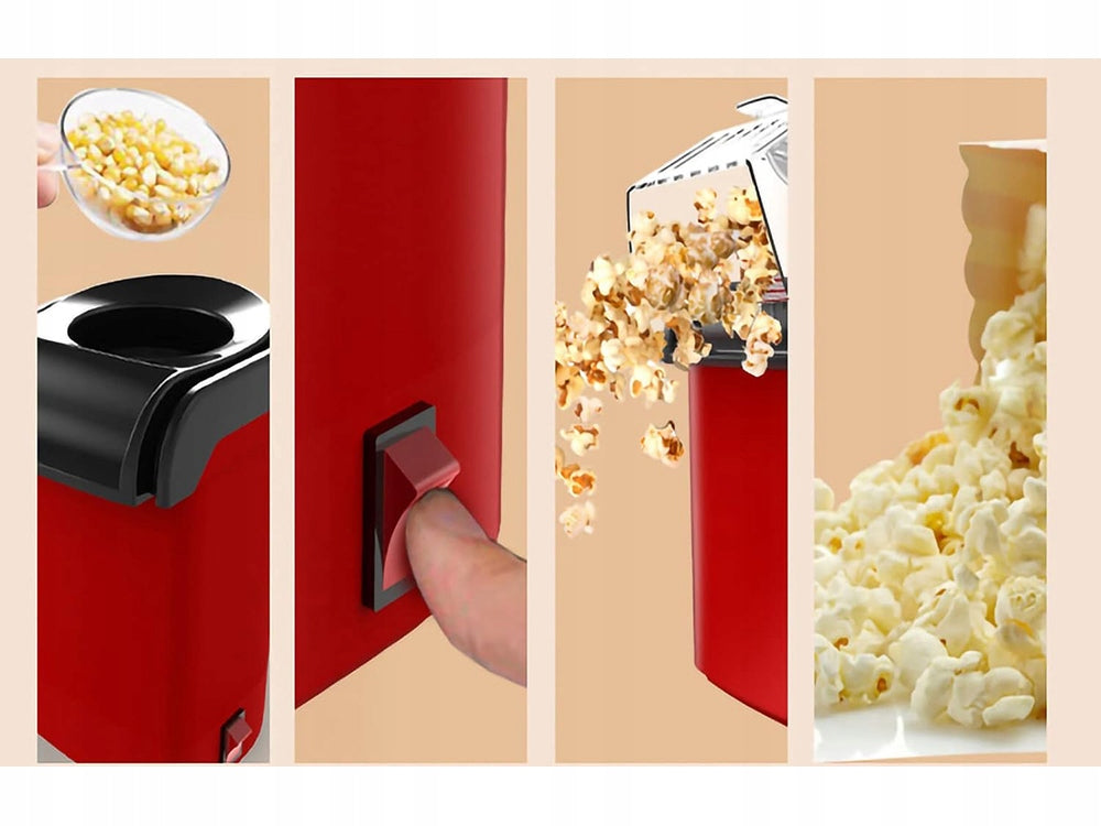DEVICE MACHINE FOR MAKING POPCORN 1200W WITHOUT AIR FAT Brand no brand