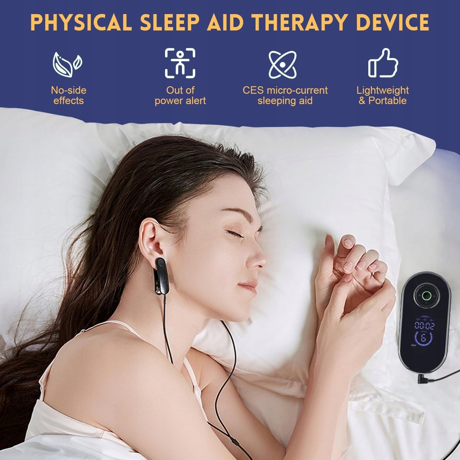 DEVICE SUPPORTING FALLING ASLEEP EARS RELAXING SLEEP IMPROVEMENT Medical device no