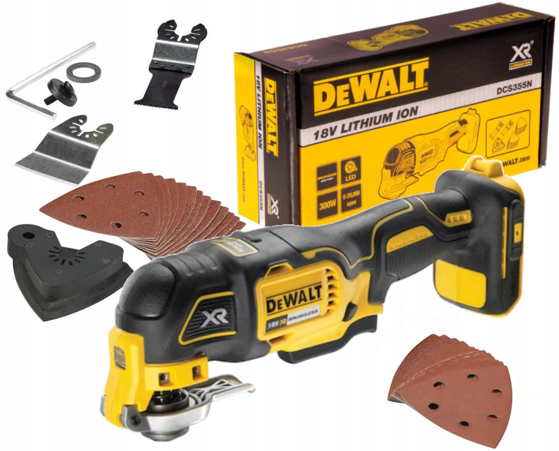 DEWALT TOOL MULTIFUNCTION DEVICE WITH ACCESSORIES BODY DCS355N Brand DeWalt