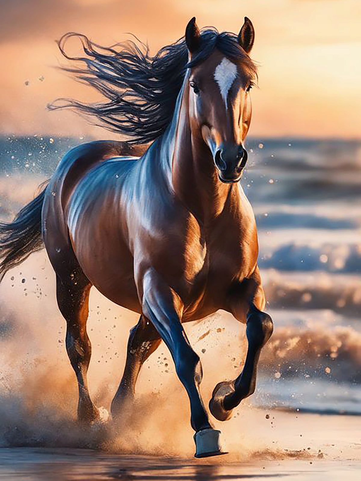 DIAMOND EMBROIDERY HORSES HORSE DIAMOND PAINTING DIAMOND MOSAIC 5D