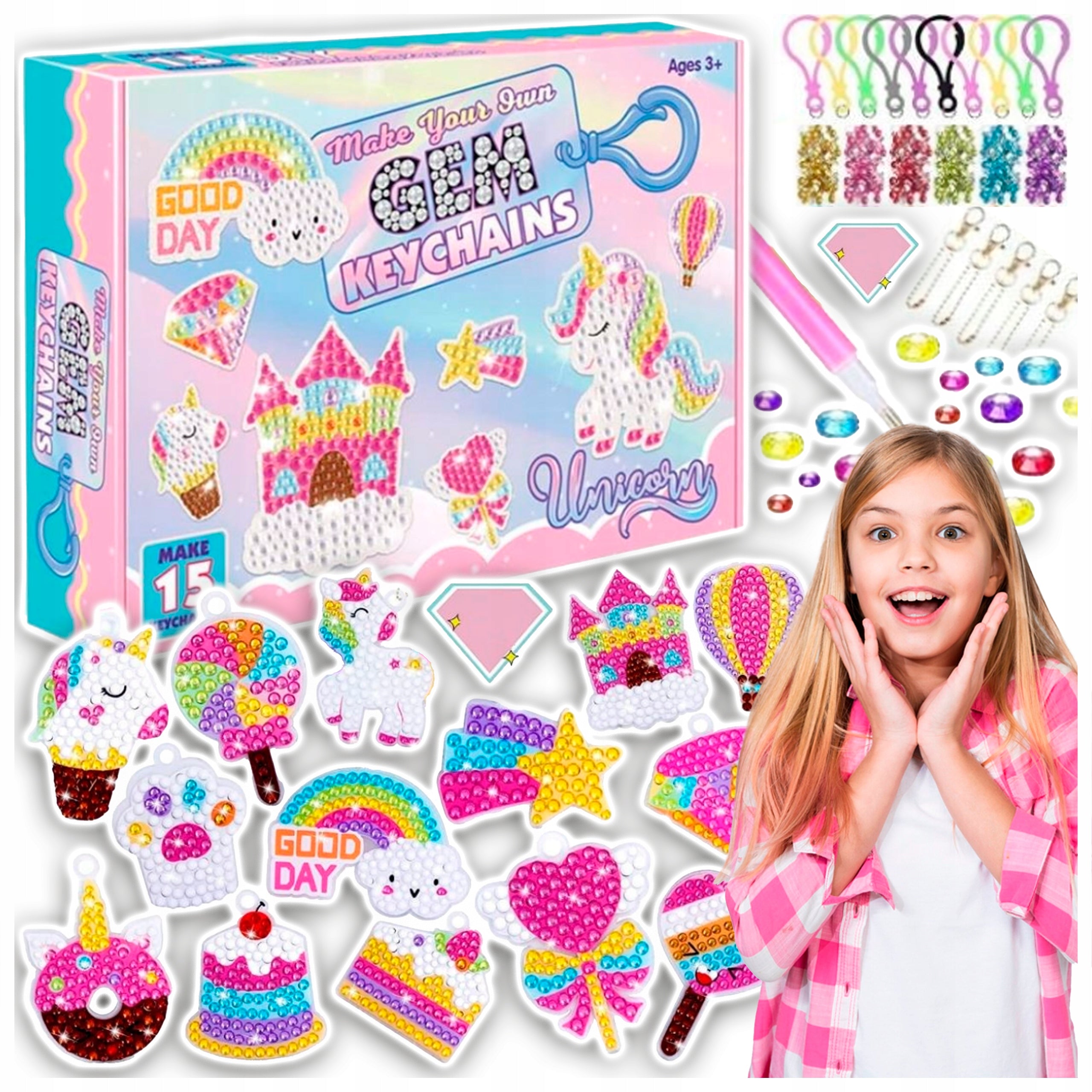 DIAMOND STICKER FOR CHILDREN DIAMOND STICKERS MOSAIC EMBROIDERY SET