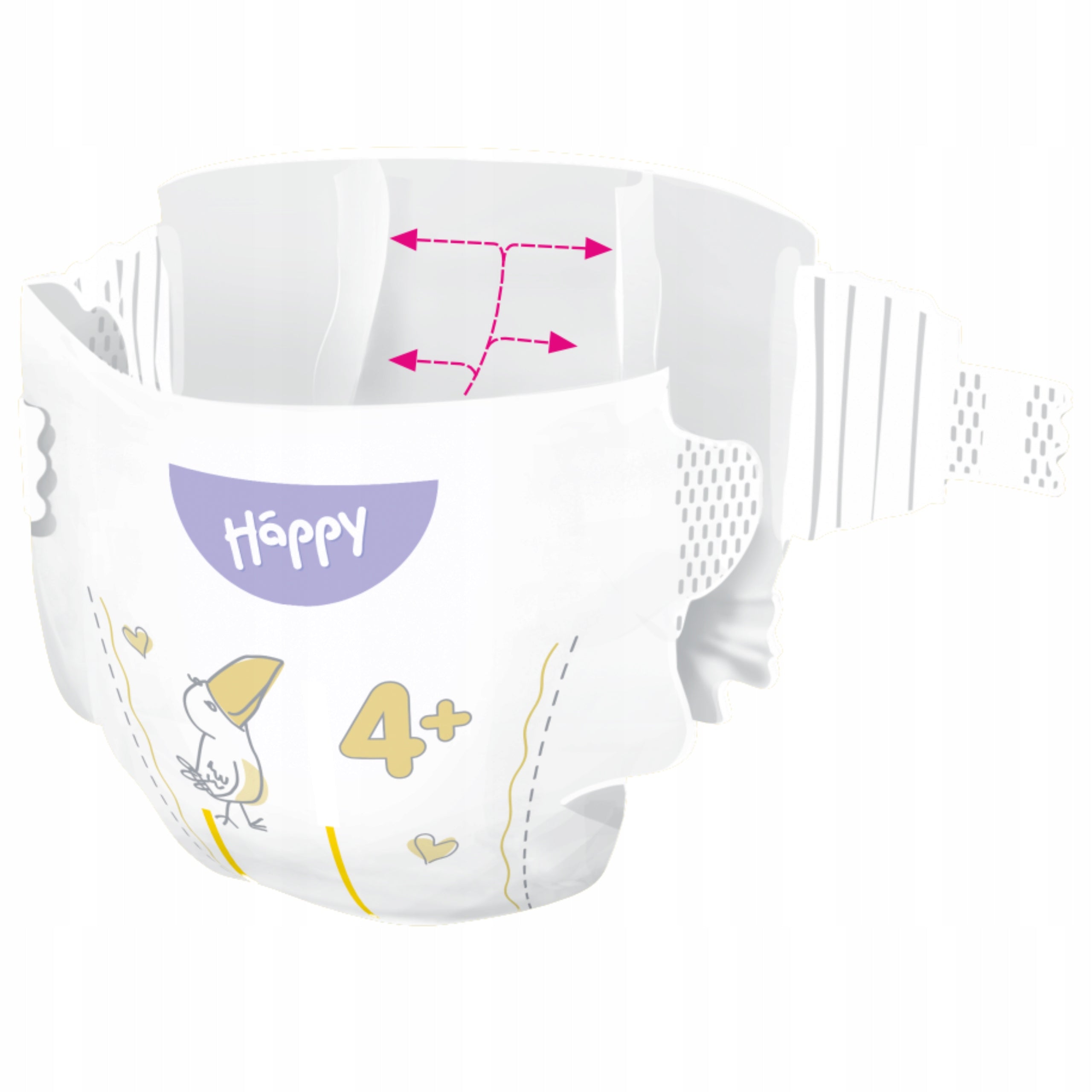 DIAPERS BELLA HAPPY 4+ MAXI PLUS 9-15KG 112PCS HAPPY BOX Medical device no