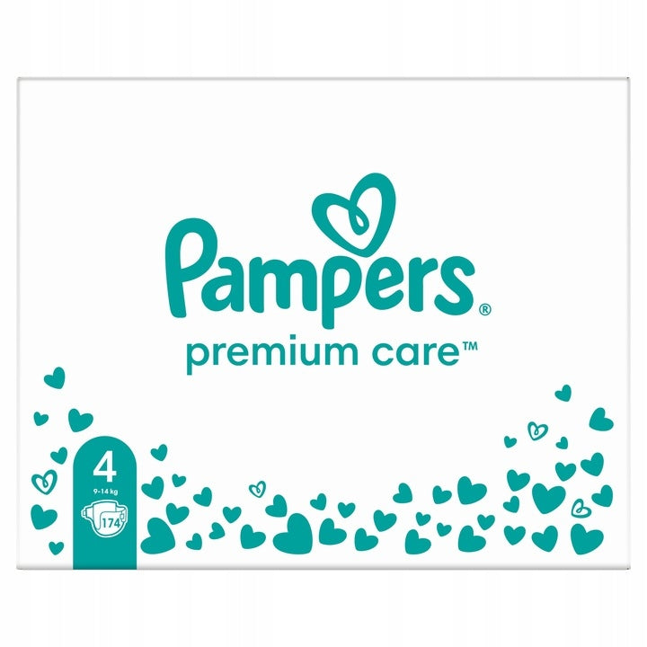 DIAPERS PAMPERS PREMIUM CARE SIZE 4 174 pcs.
