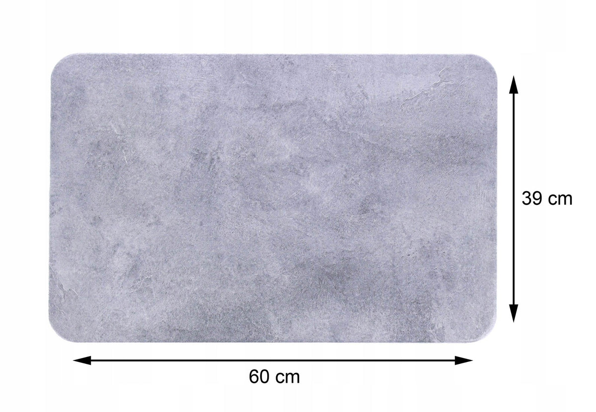 DIATOMITE BATHROOM MAT QUICK-DRYING STONE RUG PAD 39x60 Manufacturer code 7800618