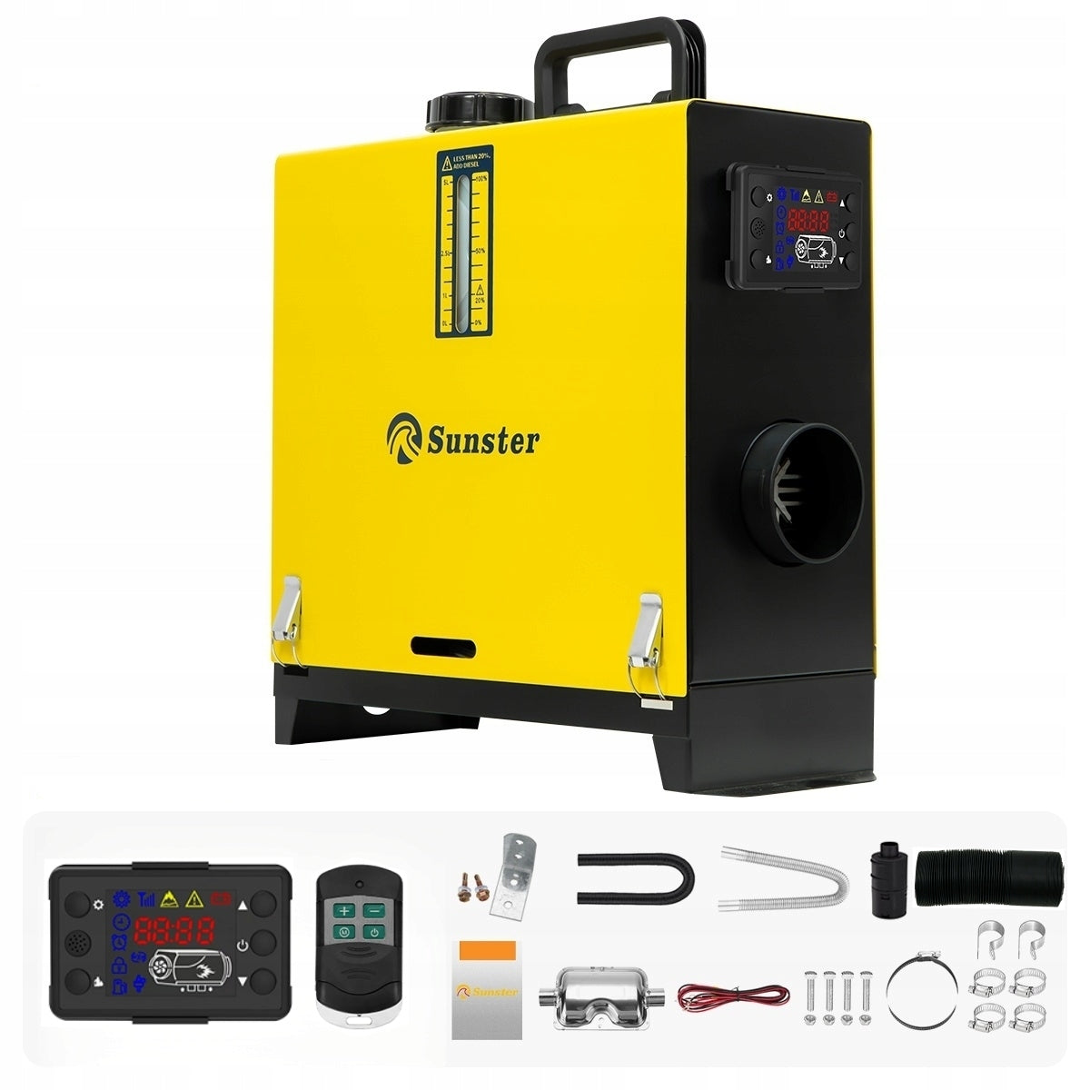 DIESEL HEATER OIL BLOWER HEATING WEBASTO 8KW 12/24V LCD