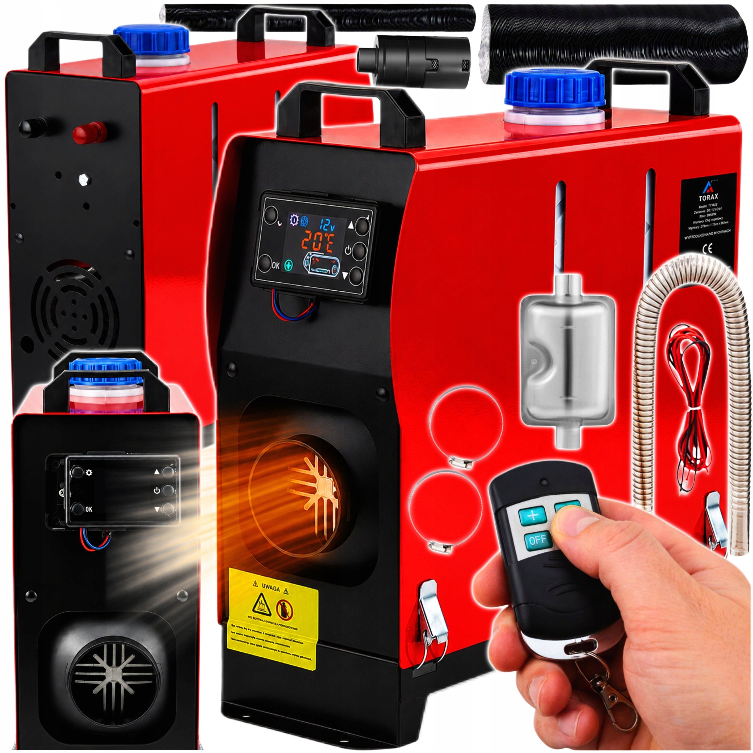 DIESEL HEATER OIL BLOWER PARKING HEATING LCD 12V/15V 9KW
