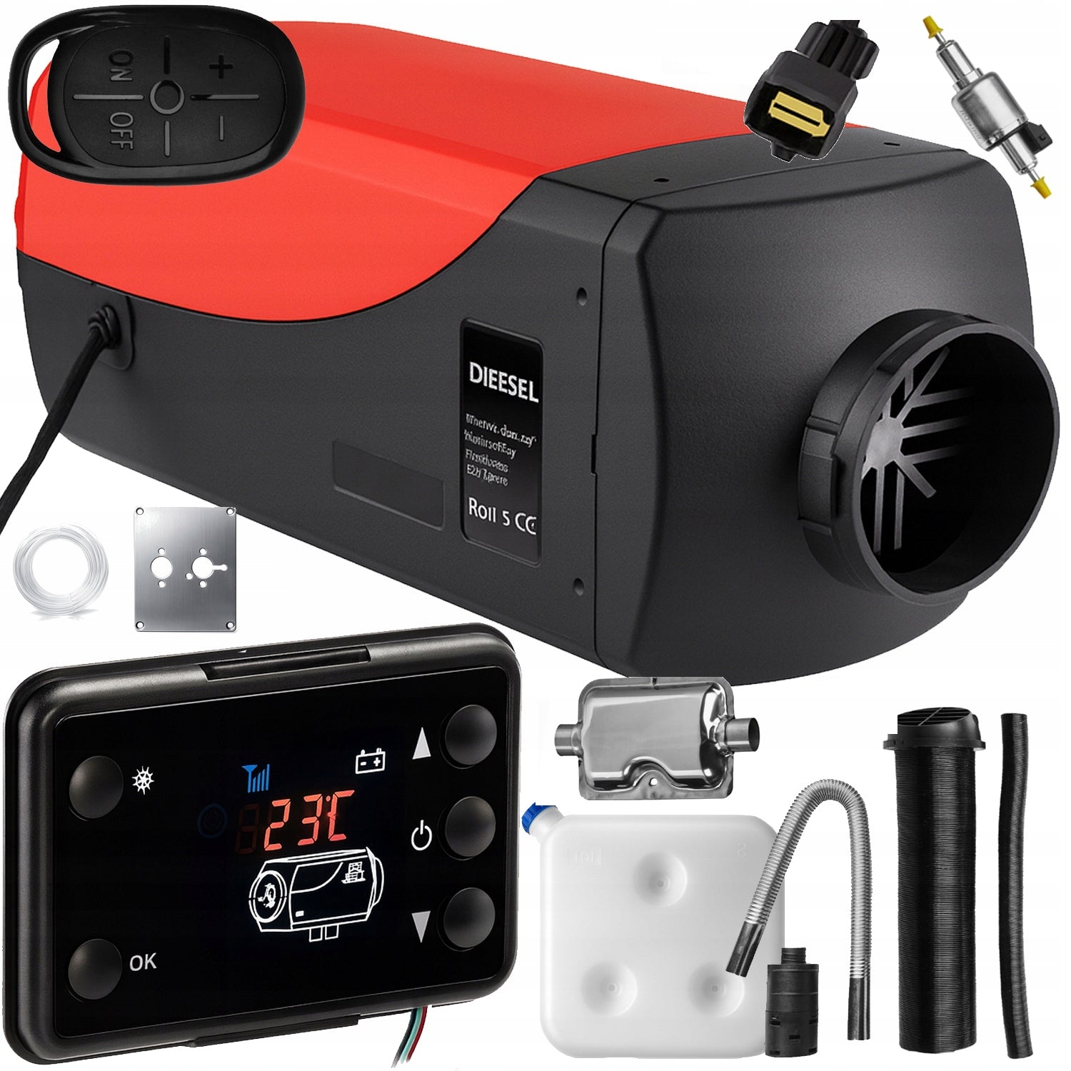 DIESEL HEATER OIL BLOWER PARKING HEATING ON 12V 8KW