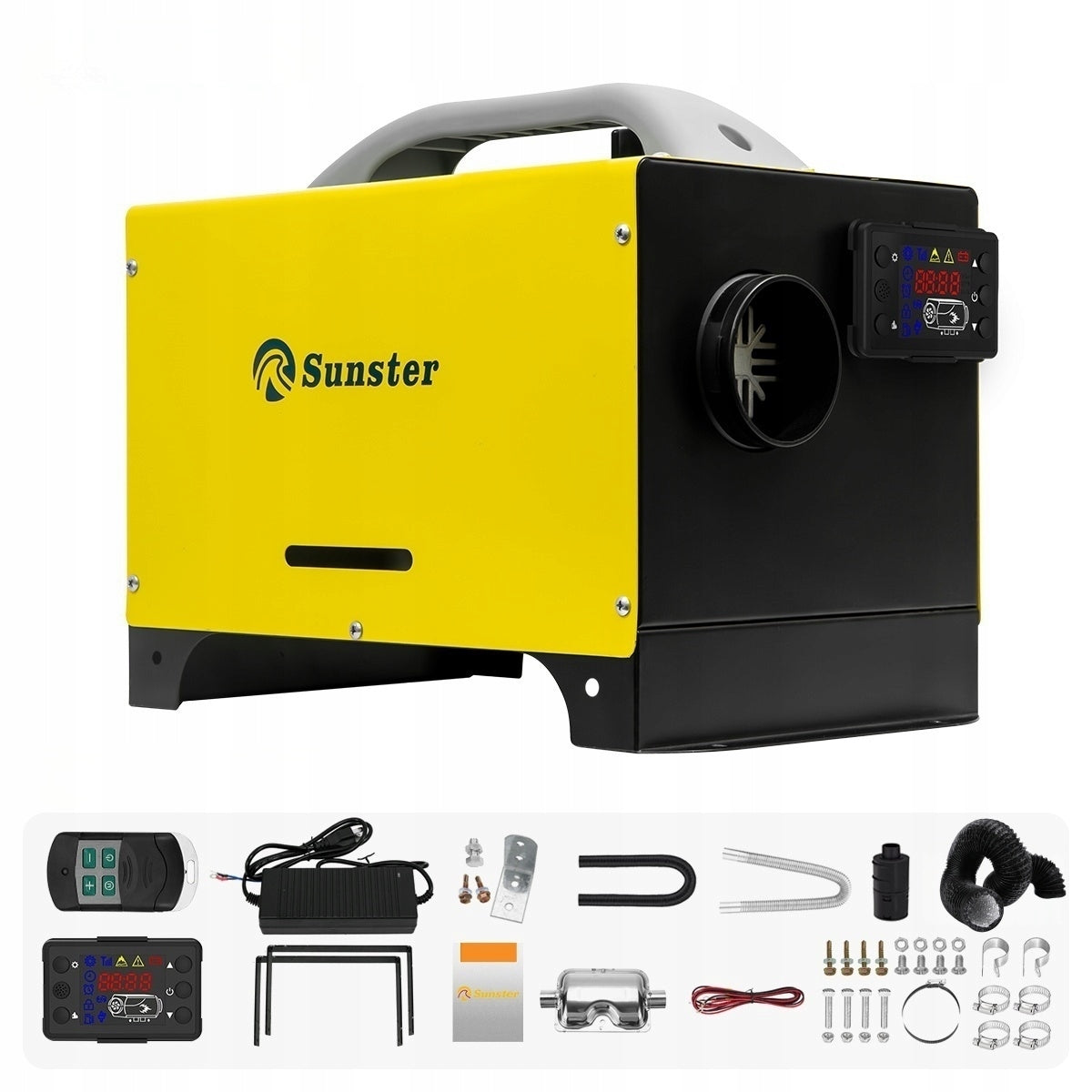 DIESEL HEATER OIL BLOWER WEBASTO 8KW 12/24V 230V LCD Packaging status original