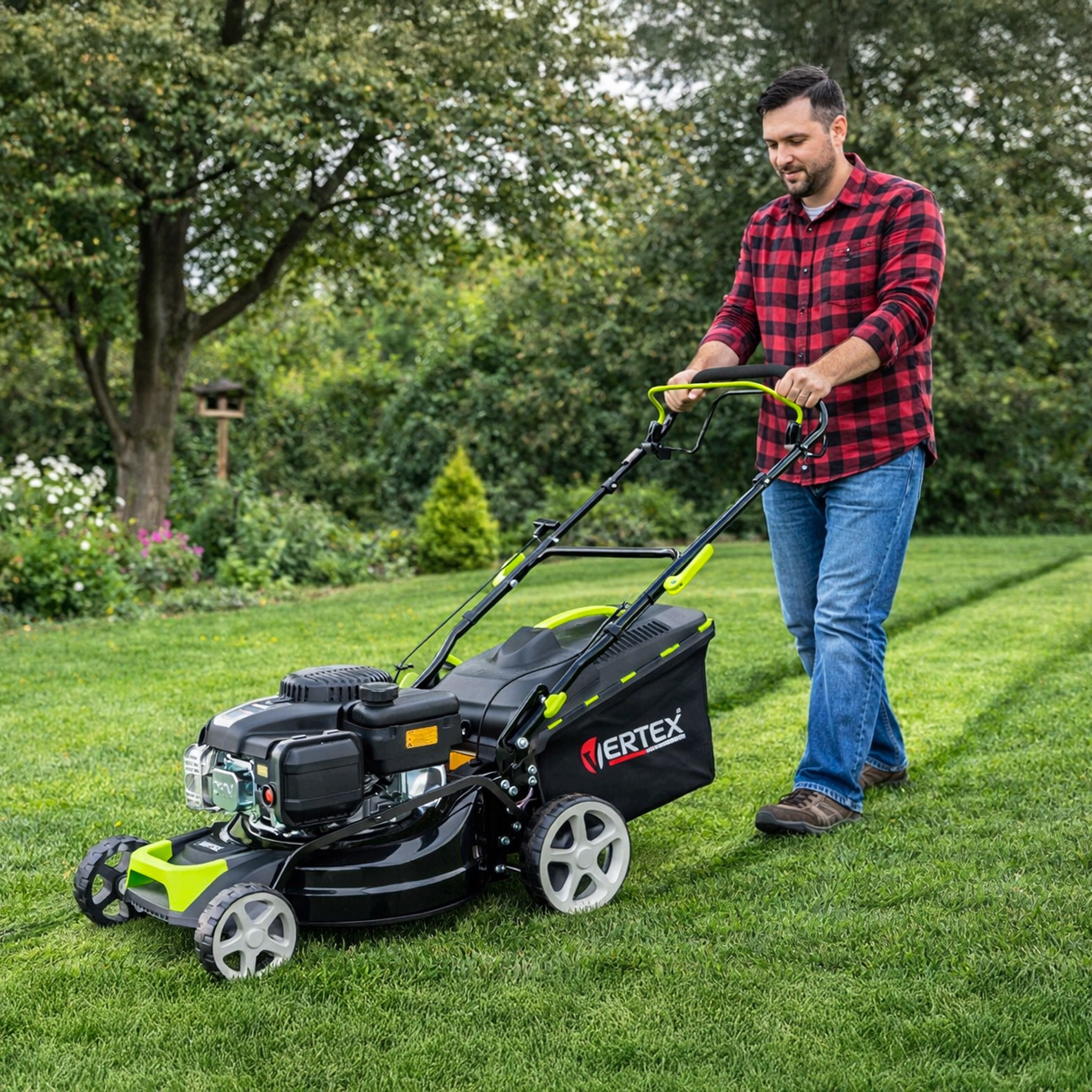 DIESEL MOWER WITH DRIVE 2,4 kW MOTOR LONCIN MULCHING 40,6 CM 50L Manufacturer code VLMDR16-24L