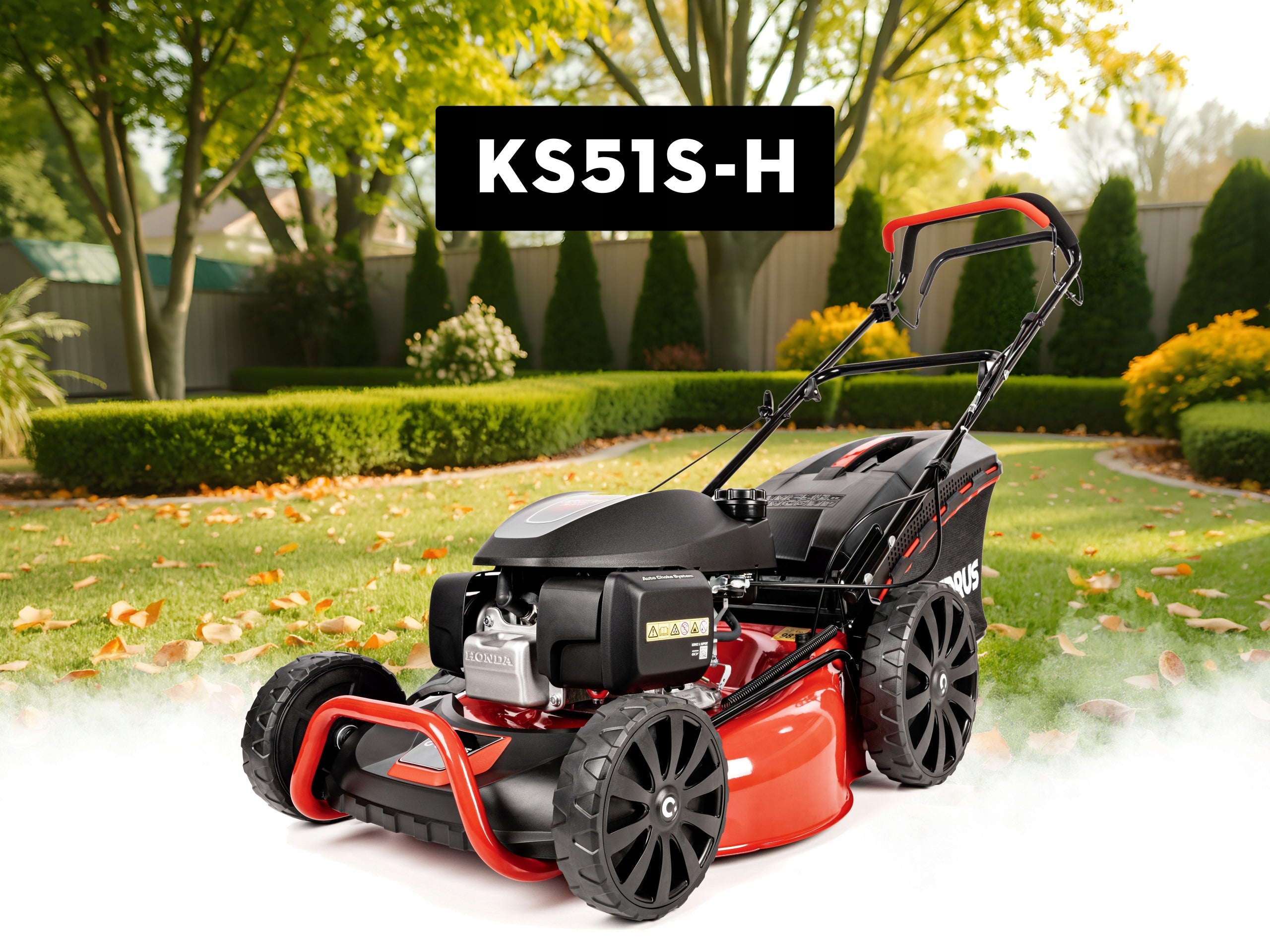 DIESEL MOWER WITH DRIVE CEDRUS KS51S-H HONDA GCV200 5,7KM 51CM 202CM3 Packaging status original