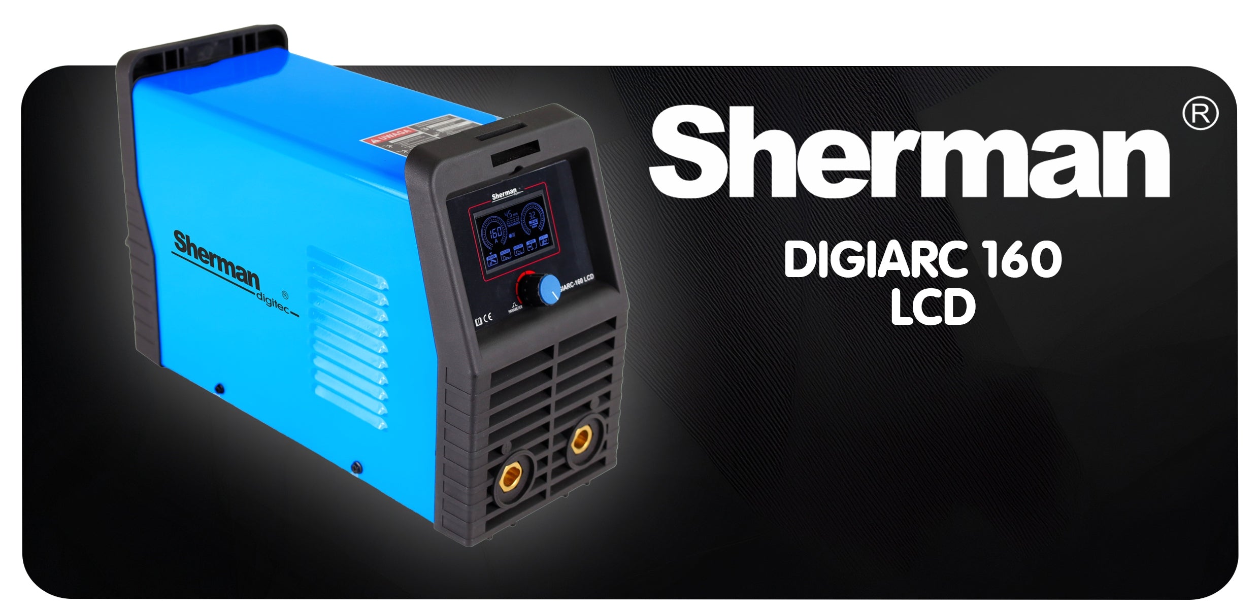 DIGIARC 160 LCD INVERTER WELDER | MMA | TIG | 20A-160A | Sherman Welding methods MMA TIG