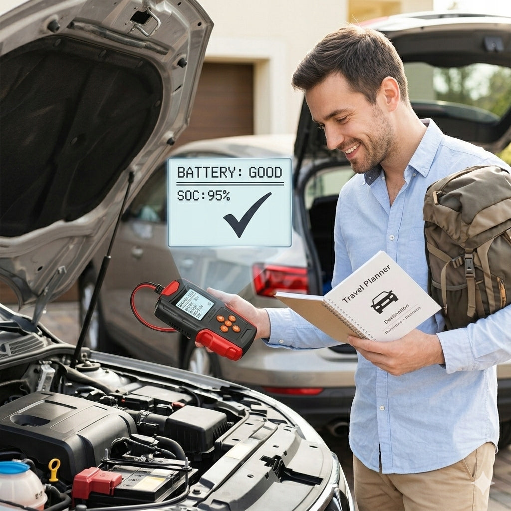 DIGITAL BATTERY TESTER BATTERY CAPACITY METER DIAGNOSTICS Manufacturer code TESTER MIERNIK BATERII AKUMULATORA