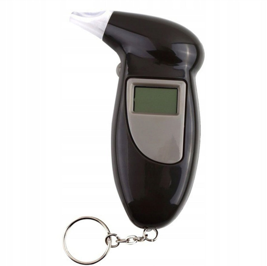 DIGITAL Breathalyzer Tester LCD Display + Mouthpieces Color black