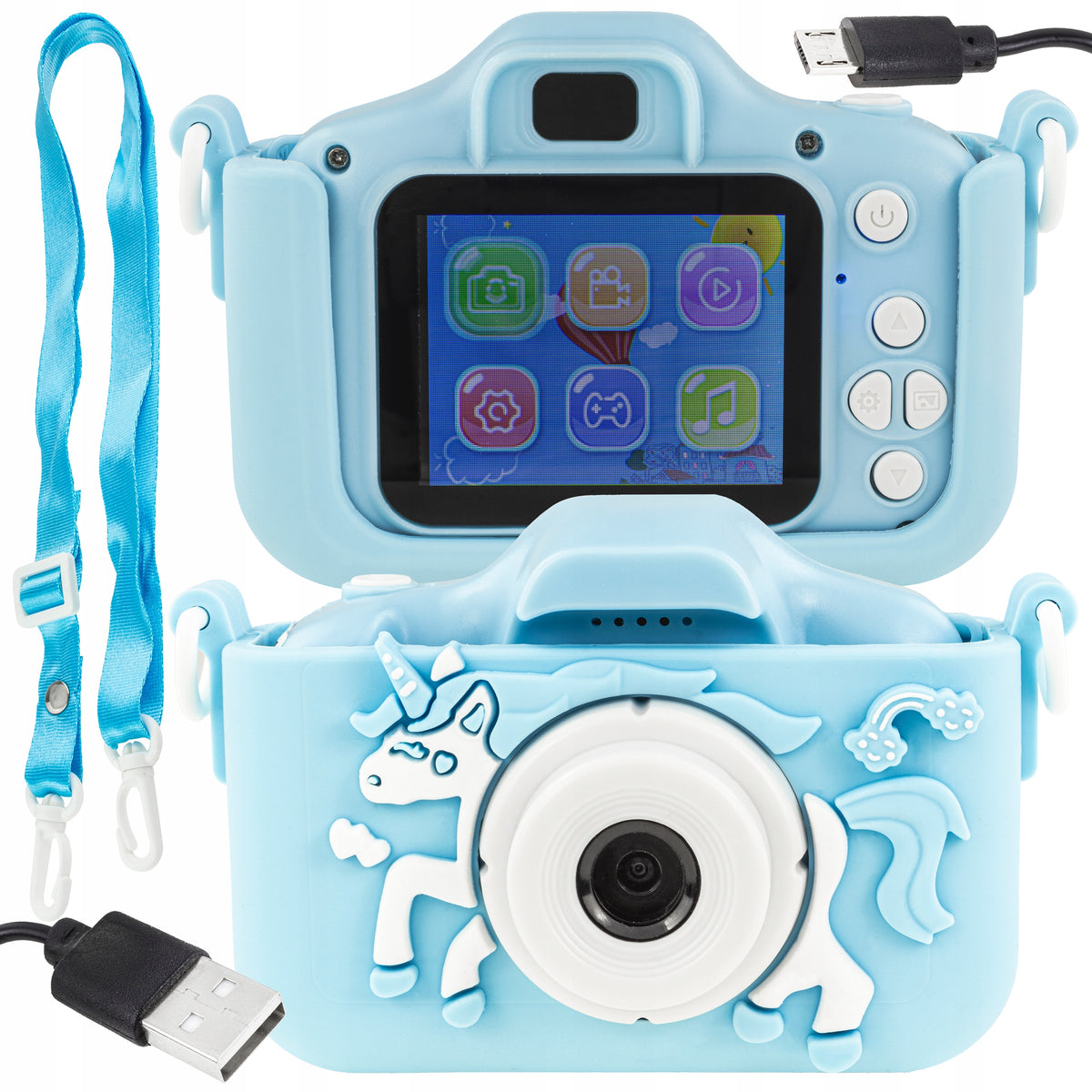 DIGITAL CAMERA 12MPX TOY FOR KIDS CAMERA + 4 GAMES