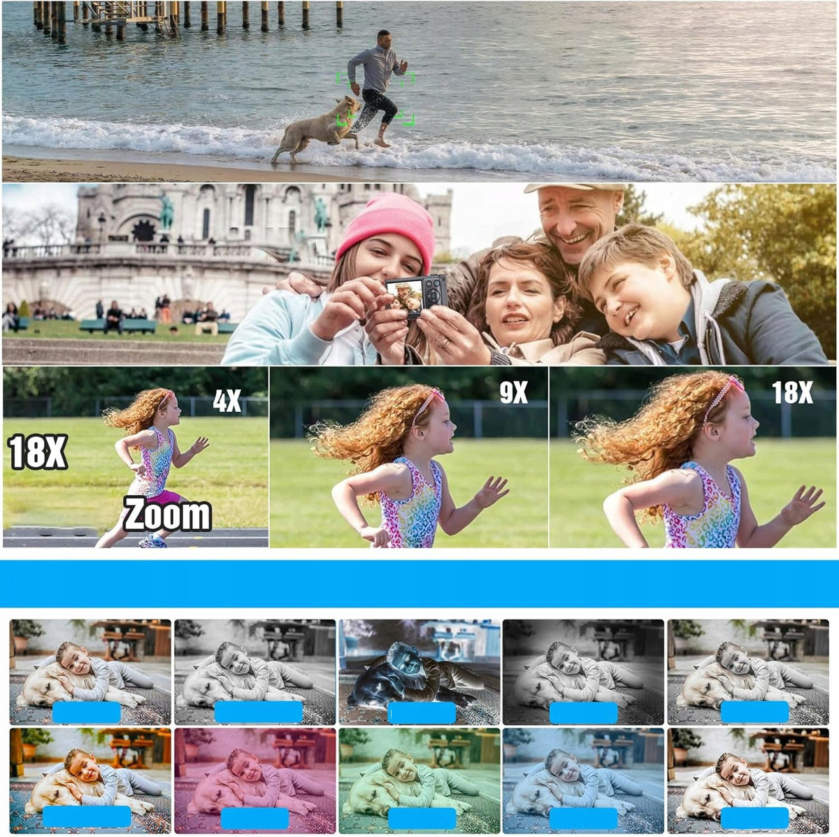 DIGITAL CAMERA FOR 4K VIDEO RECORDING AND 64MP PHOTOS SMALL AND PORTABLE Manufacturer code C1