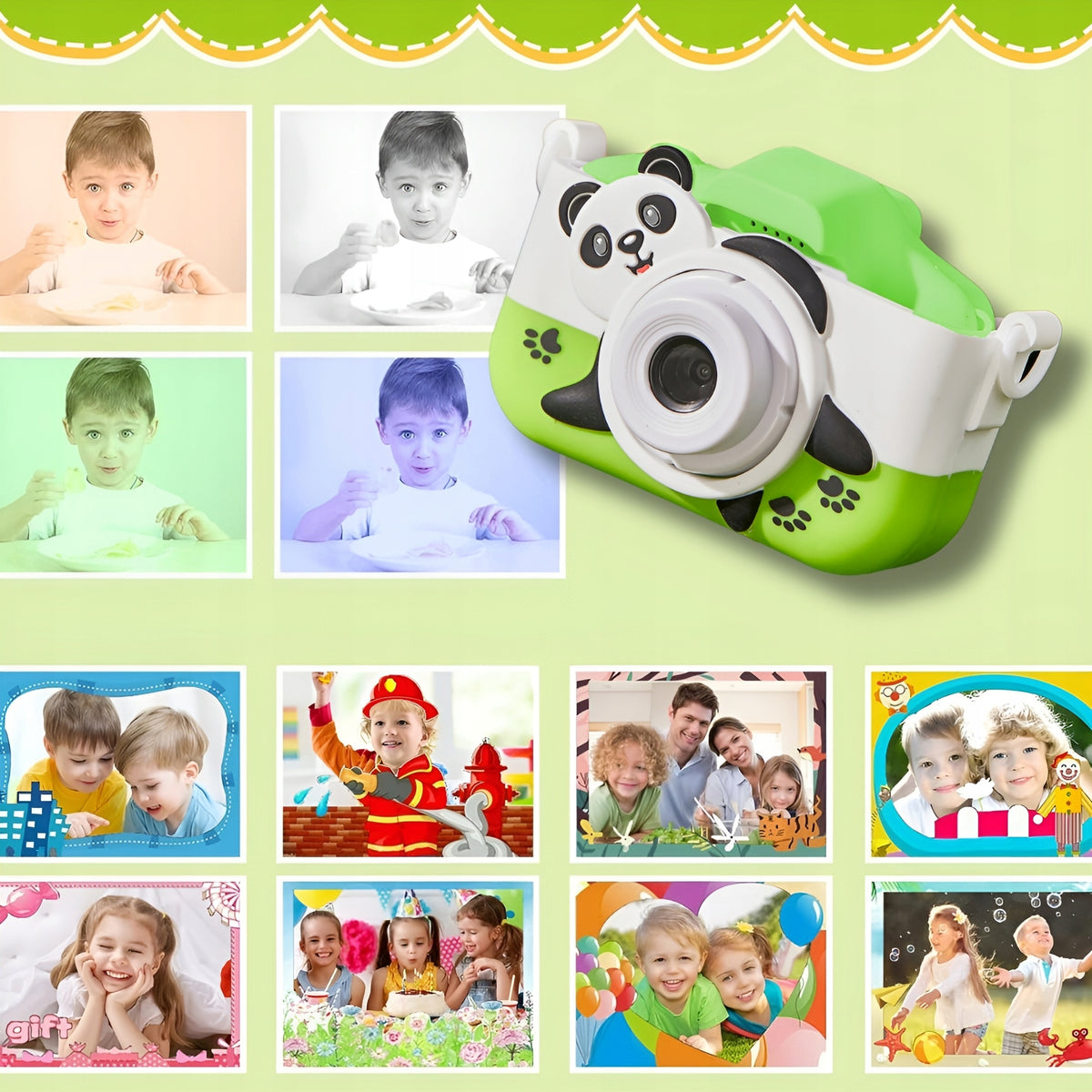 DIGITAL CAMERA FOR CHILDREN 40Mpx CAMERA TOY GAMES+CARD 32GB Brand ZeeTech