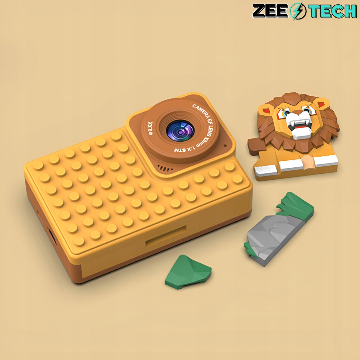 DIGITAL CAMERA FOR CHILDREN 40Mpx SELFIE CAMERA GAMES + 32GB CARD Brand ZeeTech
