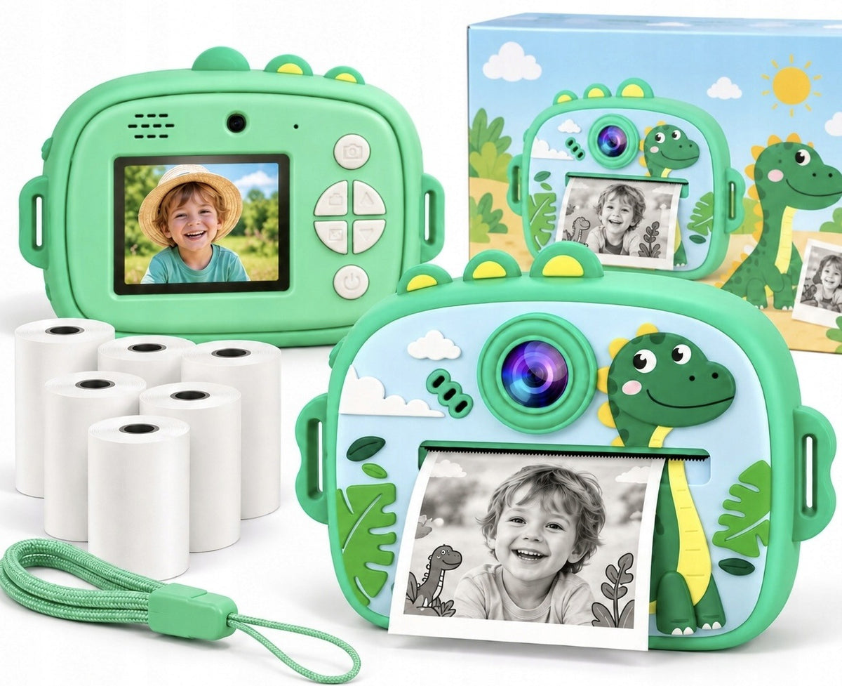 DIGITAL CAMERA FOR CHILDREN INSTANT PRINT MINI PRINTER AND 12 ROLLS