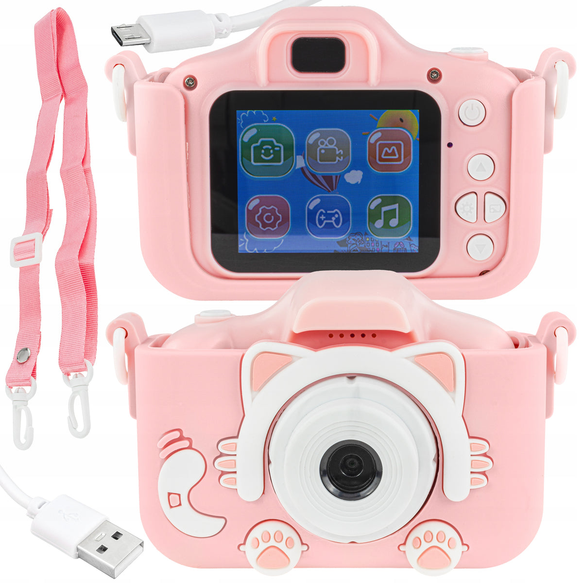 DIGITAL CAMERA FOR CHILDREN Photo CAT 12MPX + 4 GAMES