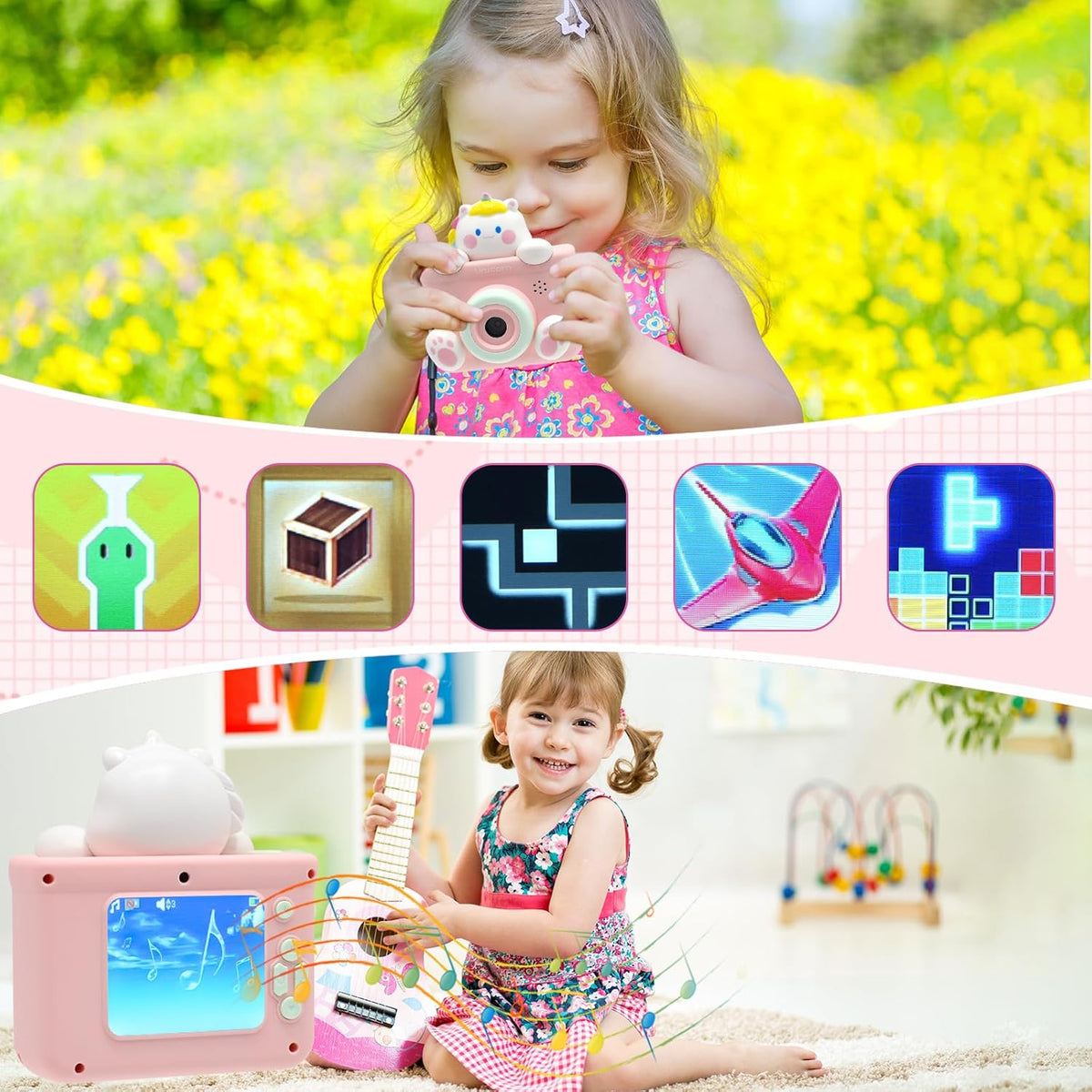 DIGITAL CAMERA FOR CHILDREN UNICORN GAME + 32GB CARD Manufacturer code 5906546217467