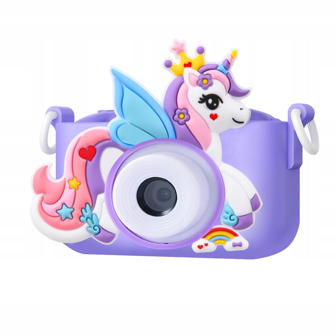 DIGITAL CAMERA FOR CHILDREN UNICORN SELFIE CAMERA+CARD 32GB MENU PL Manufacturer code NA PREZENT DLA DZIECKA GRY SELFIE
